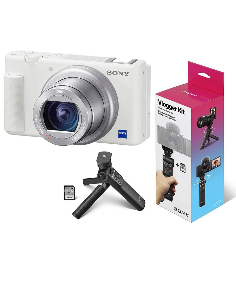 Sony Zv-1 Compact 4K Hd Camera, White