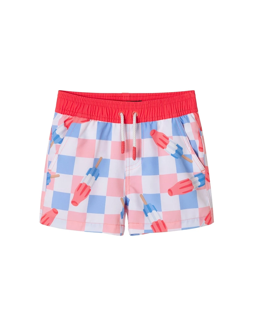 Toddler/Child Boys Ice Pop Print Swim Trunk