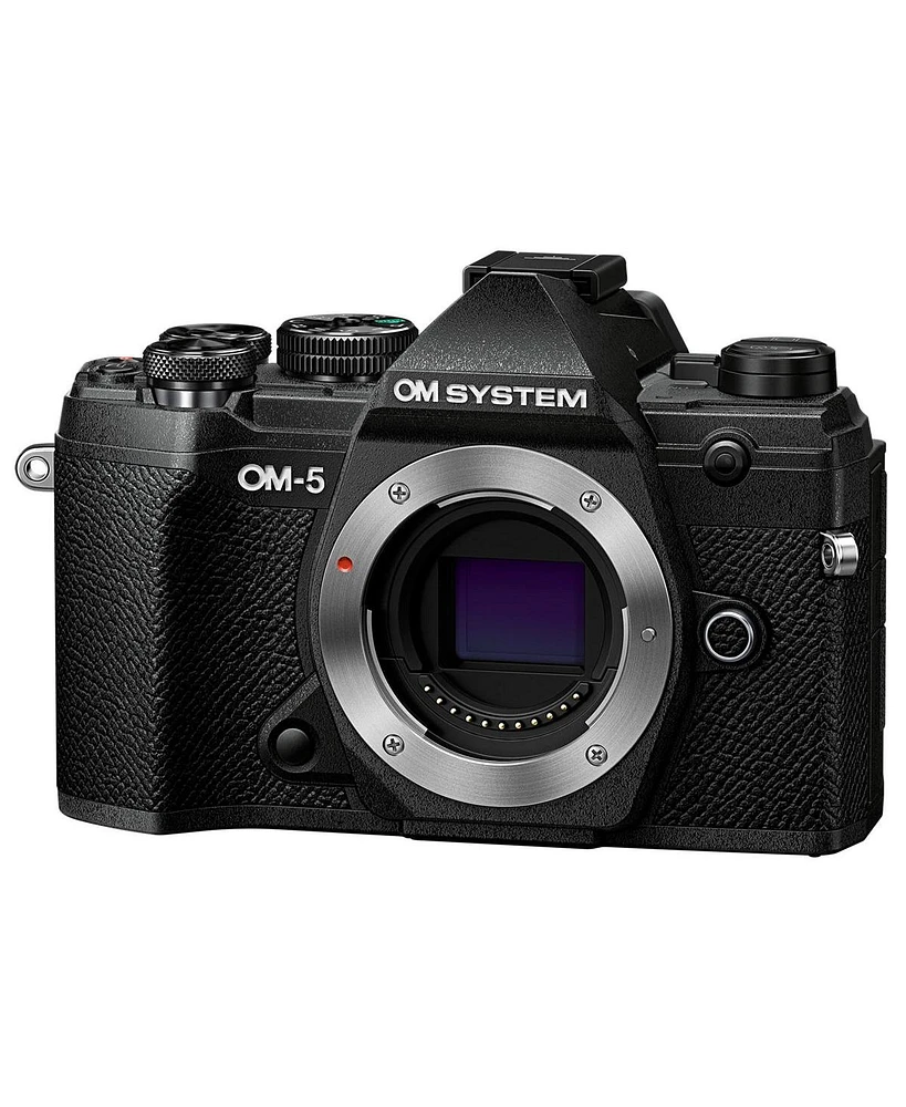 Om System Om-5 Mirrorless Camera, Black