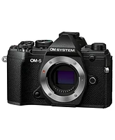 Om System Om-5 Mirrorless Camera, Black