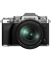Fujifilm X-T5 Mirrorless Camera with Xf 16-80mm f/4.0 R Ois Wr Lens, Silver