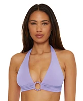 Becca Women's Marble Canyon Ring Halter Swim Top