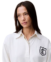 Calvin Klein Jeans Women's Long-Sleeve Rugby Polo Dress