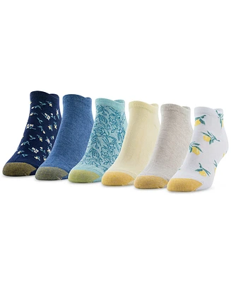 Gold Toe Women's 6-Pk. Lemon PerfectFit Liner Socks