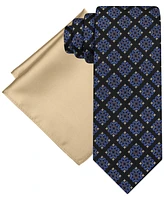 Steve Harvey Men's Square Tie & Solid Pocket Set