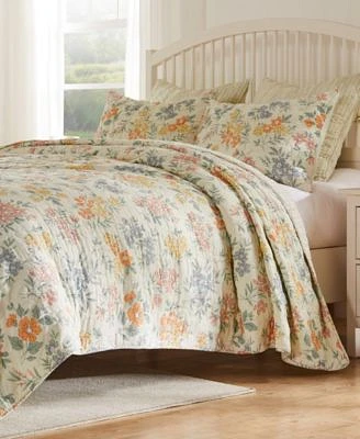 Greenland Home Fashions Chloe Modern Floral Quilt Set