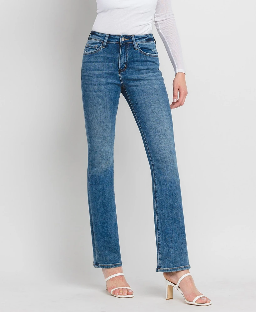 Vervet Women's High Rise Slim Bootcut Jeans