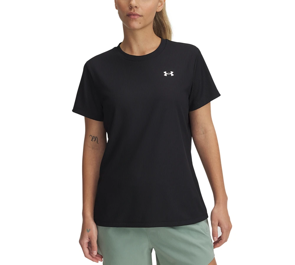 Under Armour Women's Ua Tech Rib Short-Sleeve T-Shirt