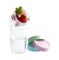 All-in-One Baby Food Prep Set; Multifunctional Baby Food Processor Steamer Blender + 12 Compact Glass Baby Food Storage Jars; Bpa-Free, Leakproof, Dur