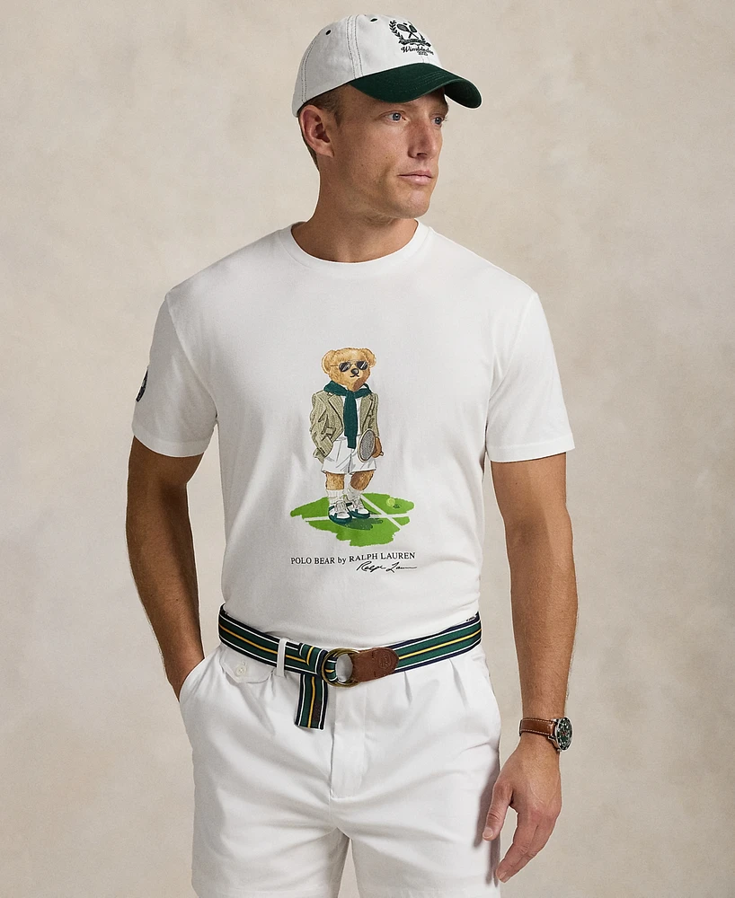 Polo Ralph Lauren Unisex Wimbledon Classic-Fit Bear T-Shirt