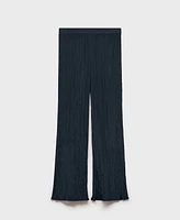 Mango Women's Pleated Straight Trousers