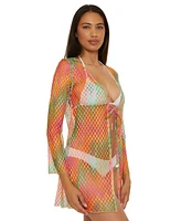 Becca Women's Mirage Fishnet Tunic Cover-Up