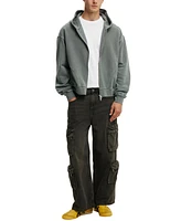 Cotton On Men's Cropped Zip Up Hoodie