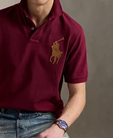 Polo Ralph Lauren Men's Custom Slim Fit Leather-Pony Shirt