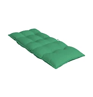 Highback Chair Cushions 6 pcs Green Oxford Fabric