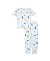 Bluey Little and Big Girls 2-Piece Short Sleeve T-Shirt Long Pant Pajama Set