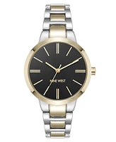 Nine West Women's Quartz and Two-Tone Metal Alloy Bracelet Watch