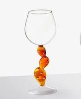 Ichendorf Desert Plants Cactus Stemmed Glass, 11.8 oz.