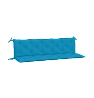 Garden Bench Cushions 2 pcs Light Blue 70.9"x19.7"x2.8" Oxford Fabric