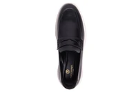Marc Joseph New York Men's Douglas Street Hands-Free Slip On Technology Lightweight Leather Penny Loafers