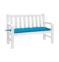 Garden Bench Cushion Light Blue 47.2"x19.7"x2.8" Oxford Fabric