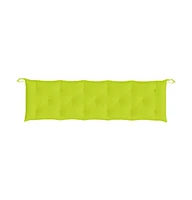 Garden Bench Cushion Bright Green 70.9"x19.7"x2.8" Oxford Fabric