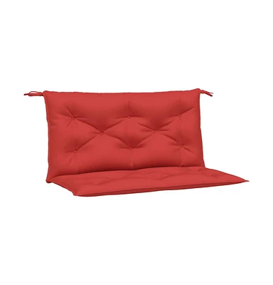 Garden Bench Cushions 2 pcs Red 39.4"x19.7"x2.8" Oxford Fabric