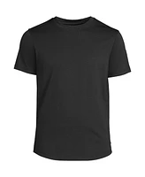 Lands' End Men's Short Sleeve Supima Curved Hem Tee