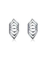 Bling Jewelry Minimalist Chevron Ear Cuff Cartilage Clip Wrap Helix Non-Pierced 14K Gold Plated
