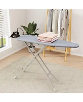Full Size Ironing Board with Iron Rest and 7-Level Height