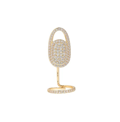 Gilded Nail Ring