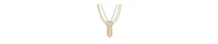 2028 Oval Riverstone Drape Necklace