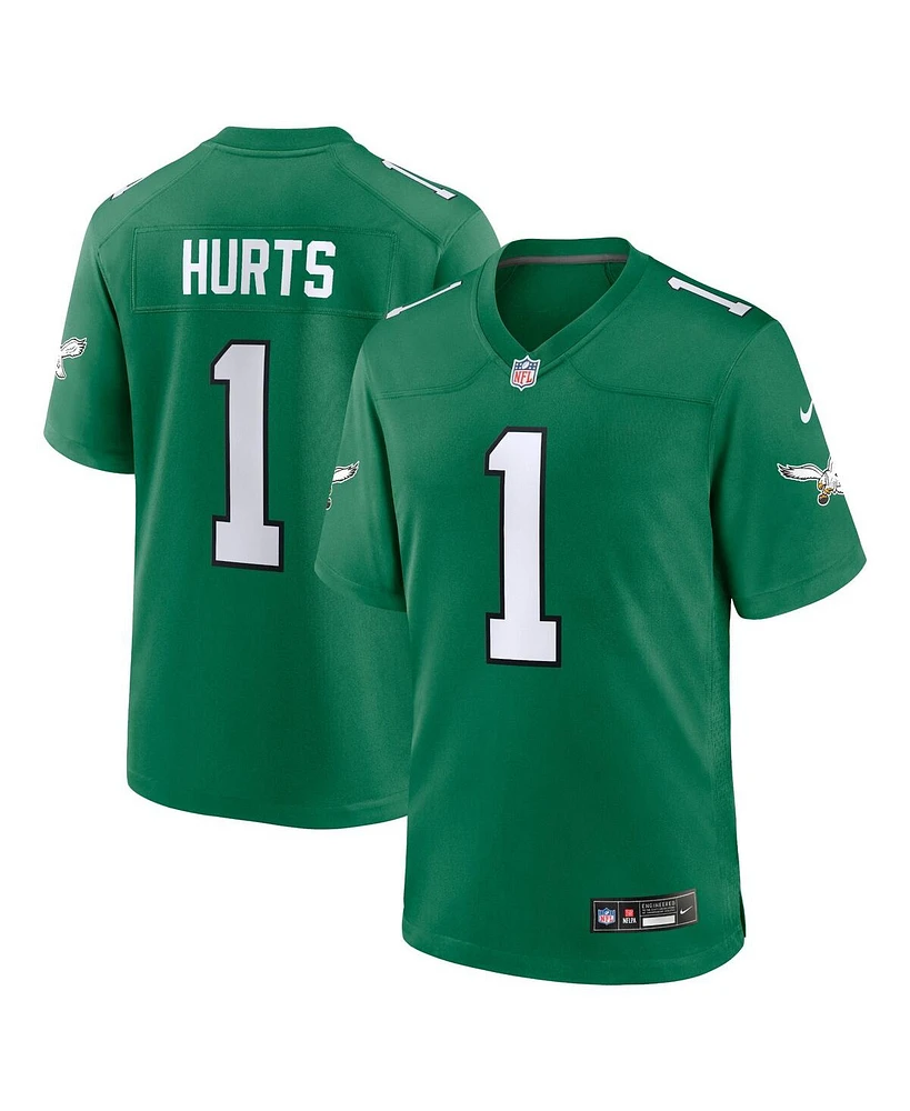 Nike Men's Jalen Hurts Kelly Green Philadelphia Eagles Alternate Game Player Jersey
