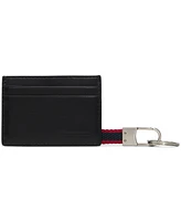 Brooks Brothers Men's Cardholder Kc Leather Wallet with Change Purse