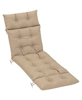 Outsunny Lounge Chair Cushion Thick Outdoor Chaise