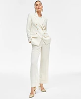 I.n.c. International Concepts Women's Double-Breasted Blazer, Exclusively at Macy's