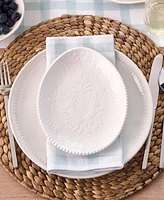 Tableau Egg Relief Plate, Set of 4