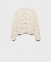 Mango Women's Openwork Details Knitted Sweater