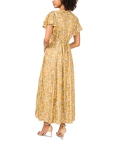 Parker Women's The Rose Round-Neck Flutter-Sleeve Dress