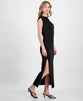 Hugo Women's Off-The-Shoulder Slit Maxi Dress