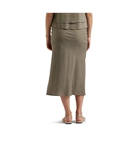 Ripe Maternity Debbie Linen Skirt