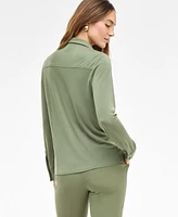 I.n.c. International Concepts Women's Knit Utility Shirt, Exclusively at Macy's