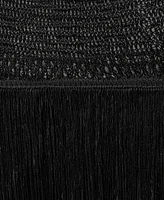 Mango Women's Openwork Fringed Knit Dress