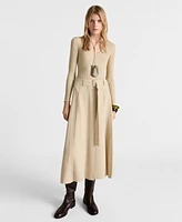 Mango Women's Combined Woven Dress