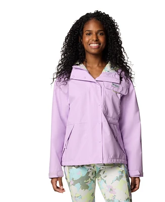 Columbia Women's Pfg Open Water Hooded Rain Jacket