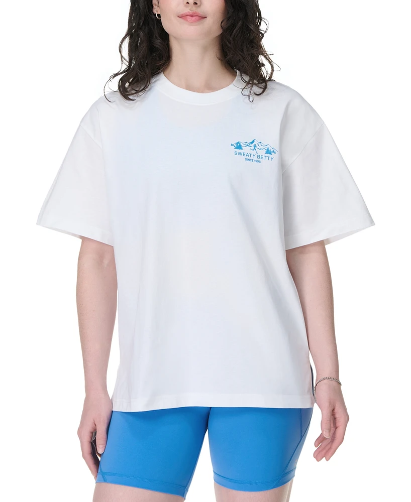 Sweaty Betty Women's Cotton Explore More Logo T-Shirt