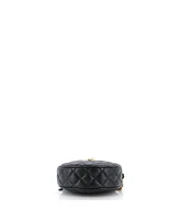 Pre-Owned Versace Small Medusa Icon Camera Bag Quilted Leather