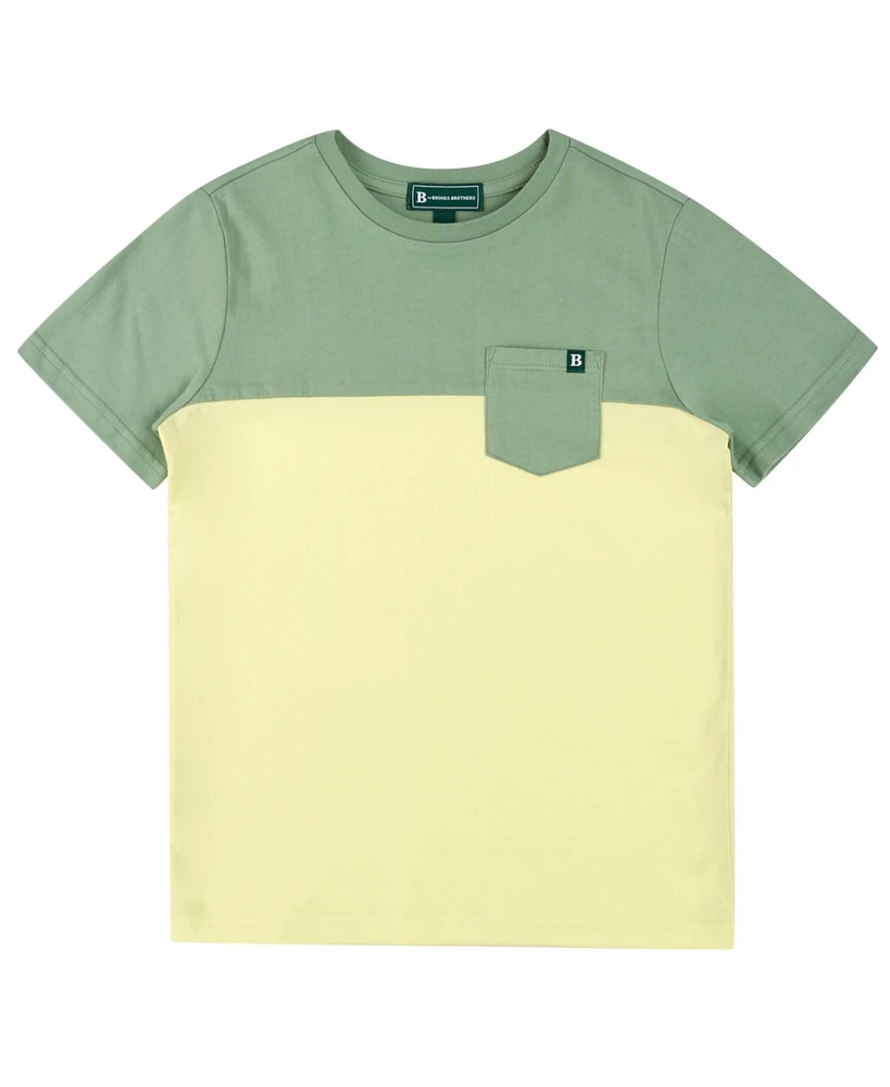Brooks Brothers Big Boys Colorblock Pocket T-Shirt
