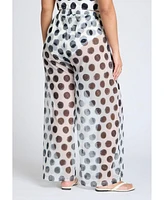 Eloquii Plus Wide Leg Cover-Up Pant