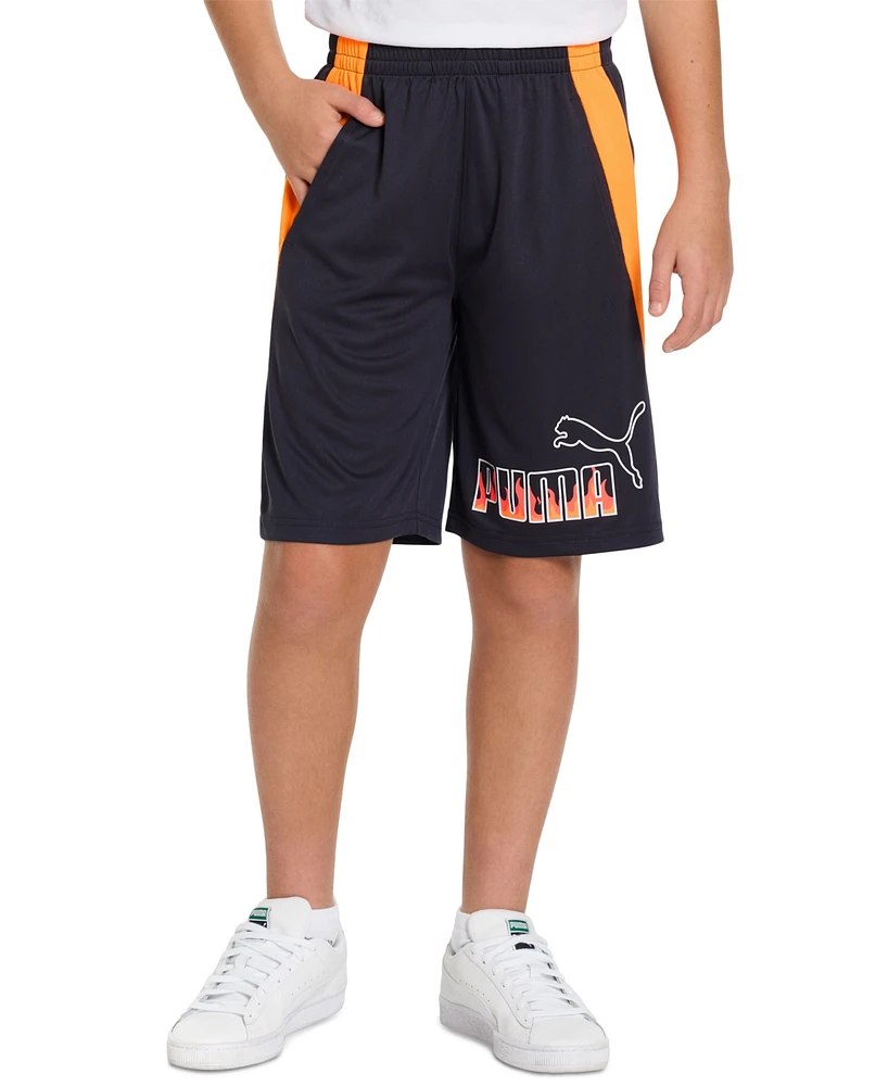 Puma Big Boys Logo Graphic Shorts